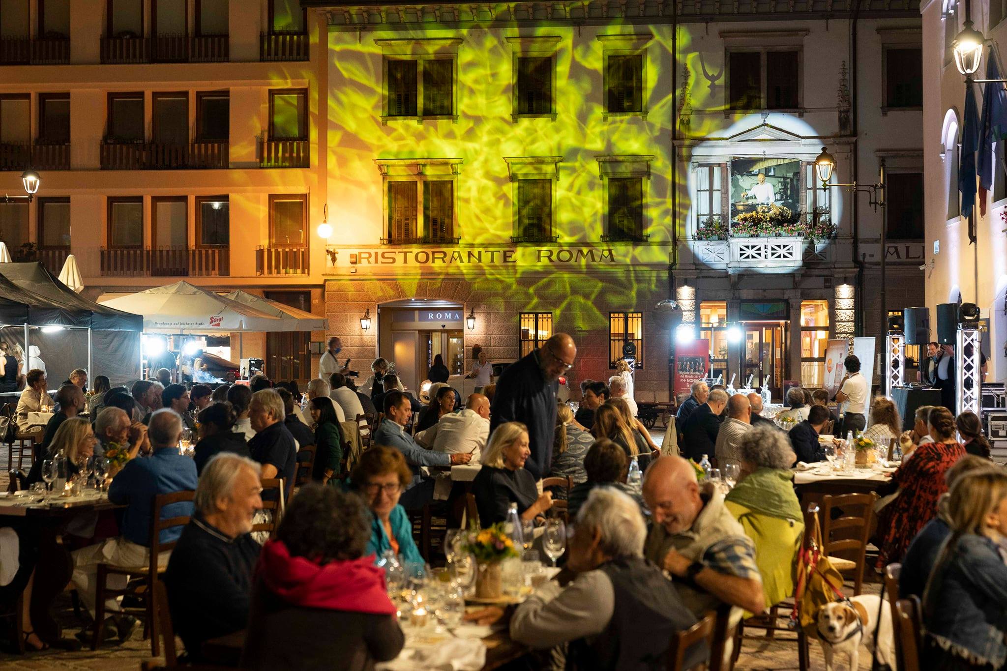 Evento gustoCarnia nella piazza di Tolmezzo